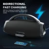W-KING Portable Bluetooth Speakers 200W RMS, Massive Bass Party Boombox IPX7 Waterproof Speaker Large Loud Outdoor, With 2 Mic 5