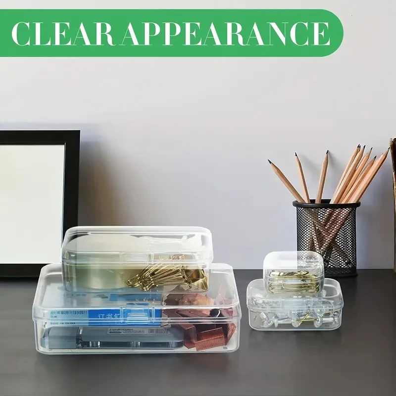 

24Pcs Clear Storage Box Set - Versatile & Secure Organizer for Crafts,Jewelry, Beads, Seeds