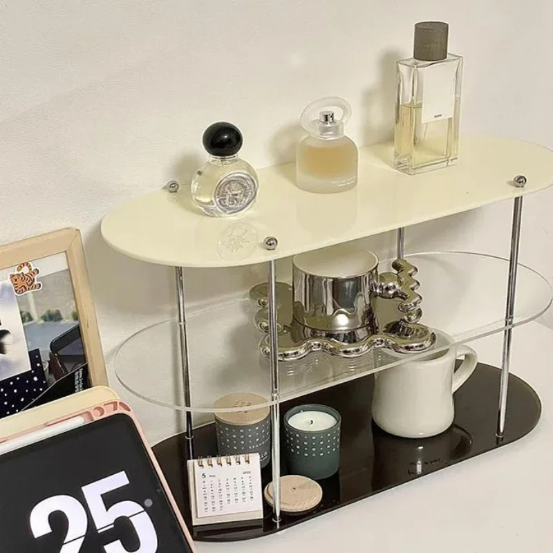 INS Style Storage Rack Acrylic Shelf Bathroom Countertop Perfume Display Shelf Multi-layer Coffee Cup Holder 3