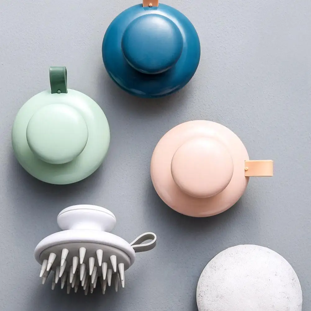 

Head Massage Instrument Silicone Hair Scalp Massage Brush Comb Shampoo Hair Washing Comb Magic Handle Brush Spa Massage Brush