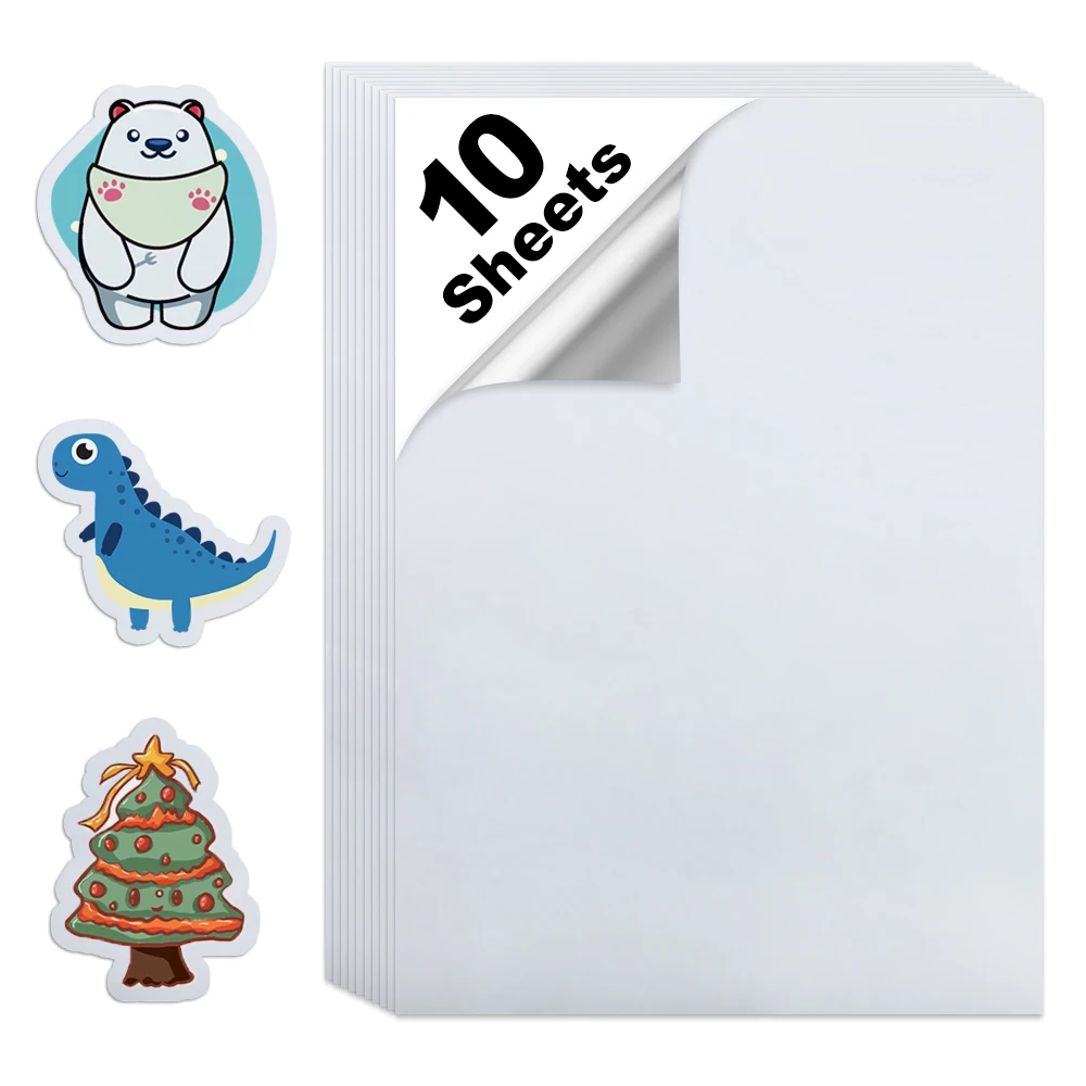 A4 Blank Labels - Printer Stickers 10 Per Sheet - Foto 12