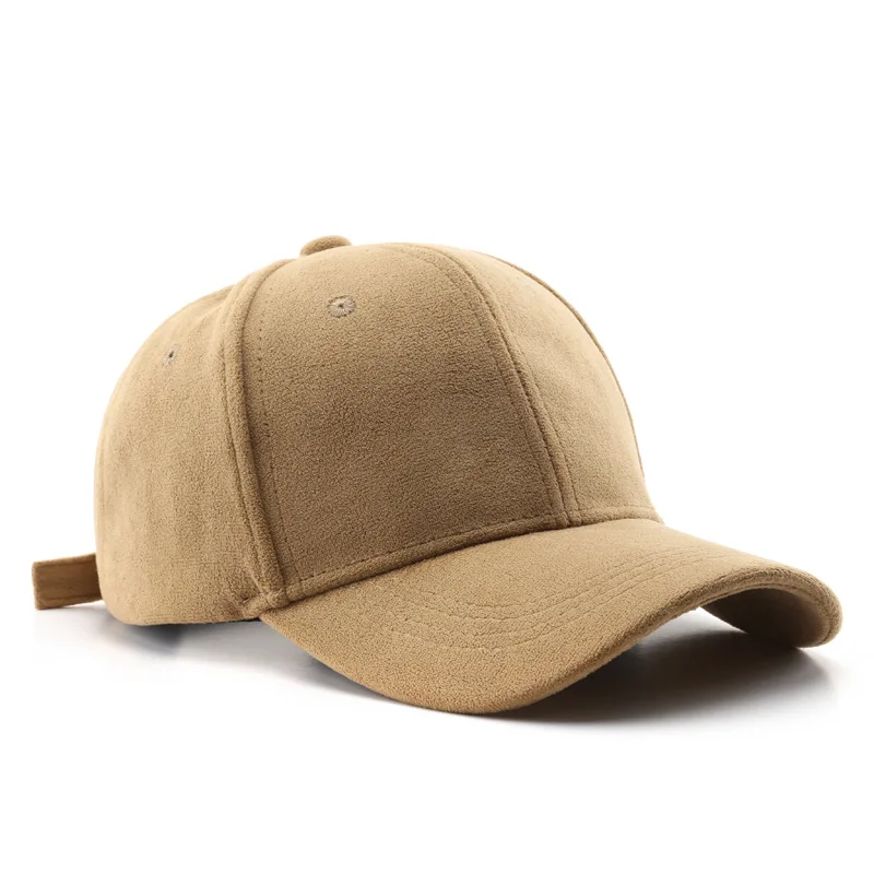Casual Baseball Cap for Women and Men Fashion Suede Hat Autumn Outdoor Street Sun Caps Snapback Hip Hop Hat Unisex Wholesale Hat