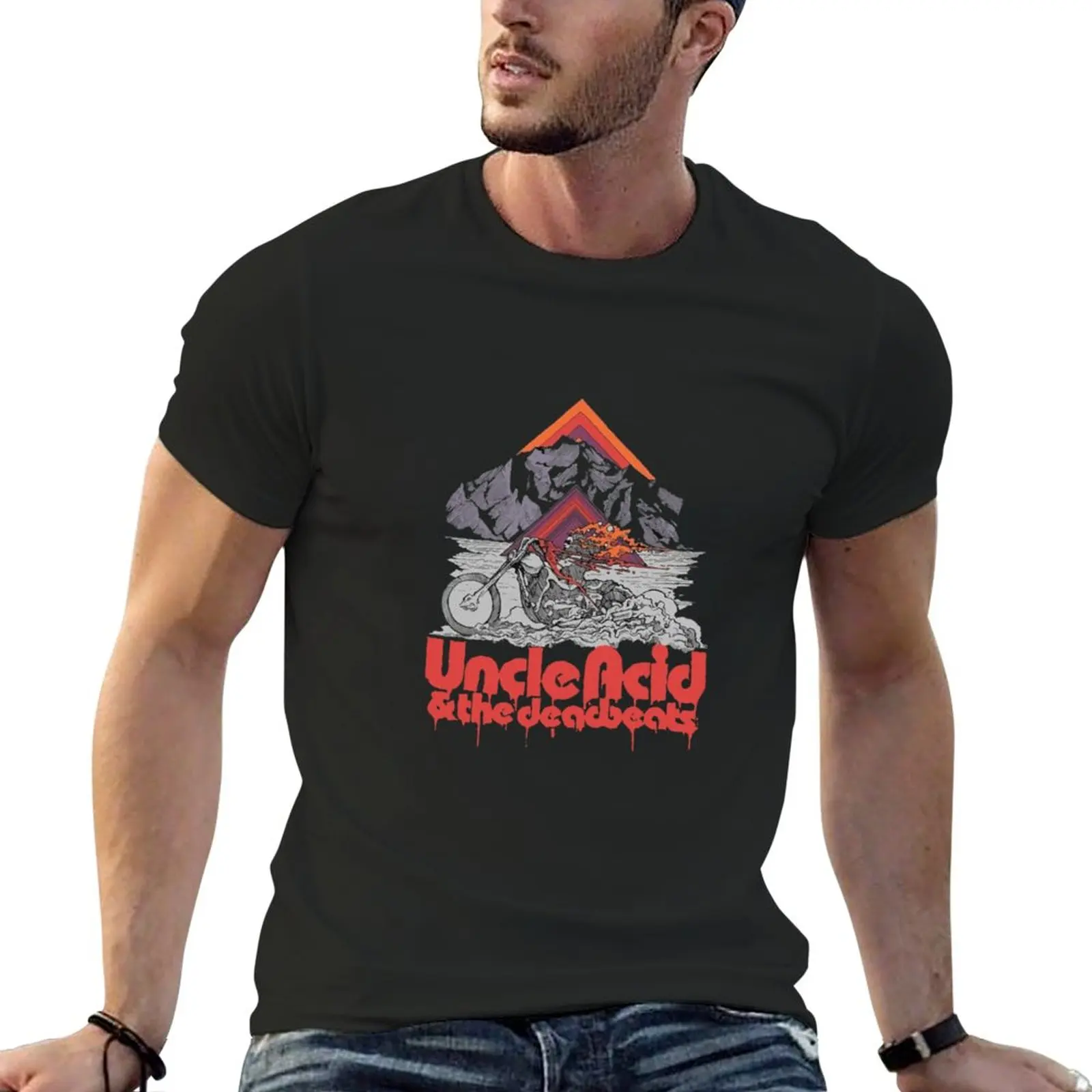 

New UNCLE ACID 5 T-Shirt T-Shirt T-shirt short tees man clothes mens t shirts pack