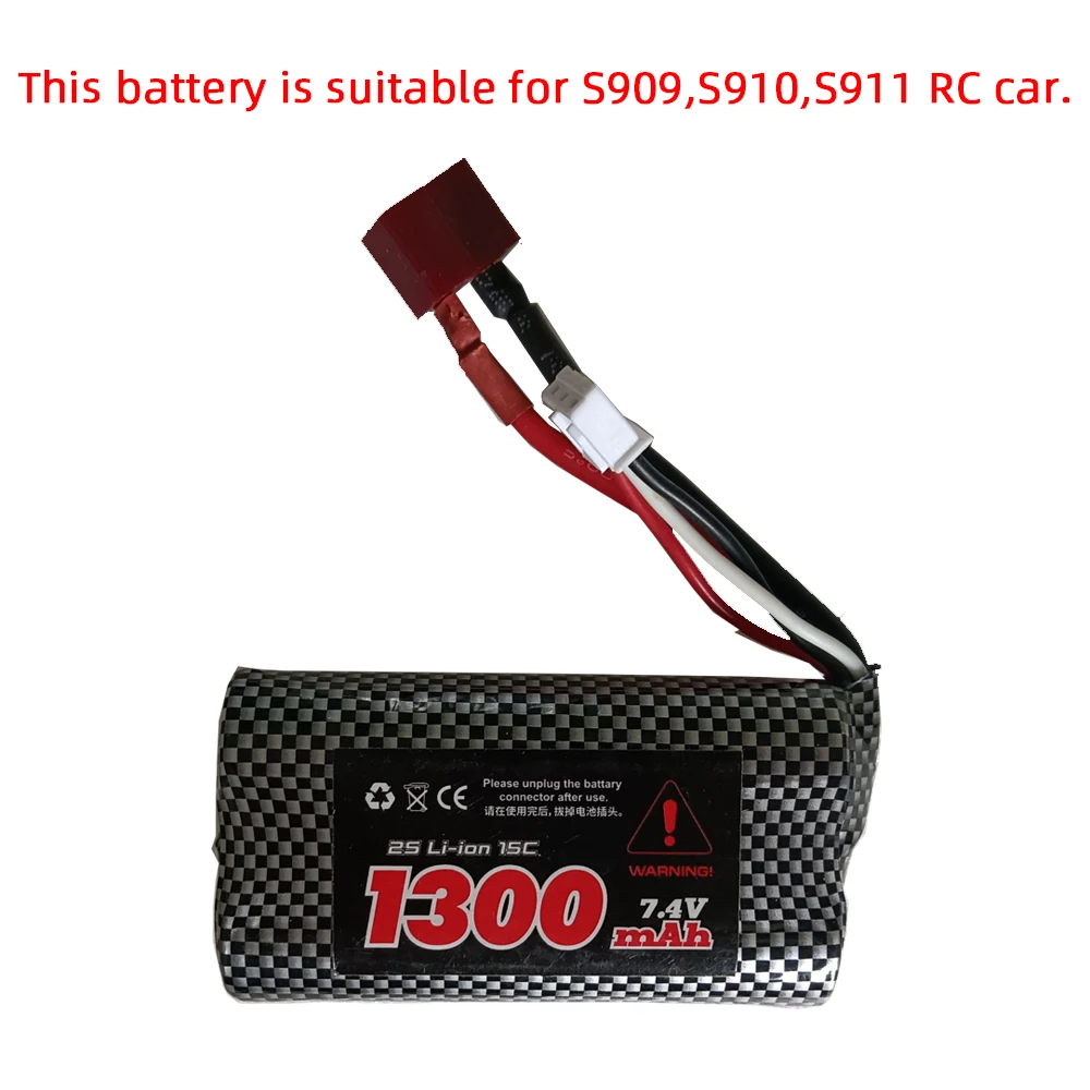 

S909 S910 S911 S909PRO S910PRO S911PRO 2S 7.4V Original T-plugs Battery Rc Car Accessories
