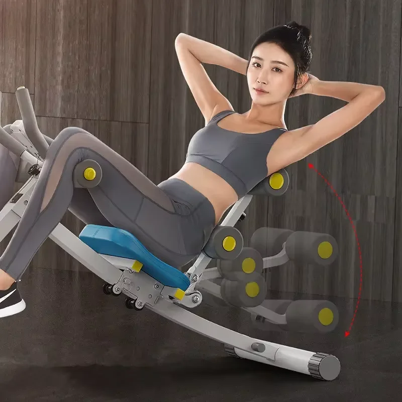 Multi-function Folding Abs Fitness Equipment, Sit Up Bench Exercises, Adjustable Waist Coaster Machine