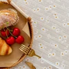 Korean Style Small Daisy Cotton Floral Tablecloth,Tea Table Decoration,Rectangle Table Cover For Kitchen Wedding Dining Room 3