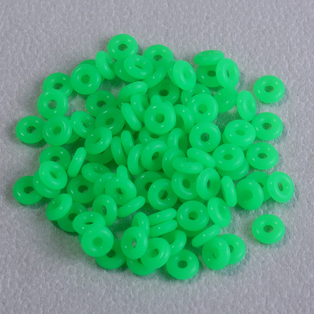 100pcs Colorful Silicone Positioning Beads for DIY Jewelry and Accessories