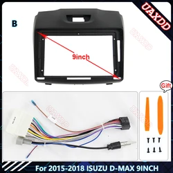 9 - Inch Touchscreen Android Car Stereo Multimedia Video Player with Audio Enhancements (For15 - 18 ISUZU D - MAX)