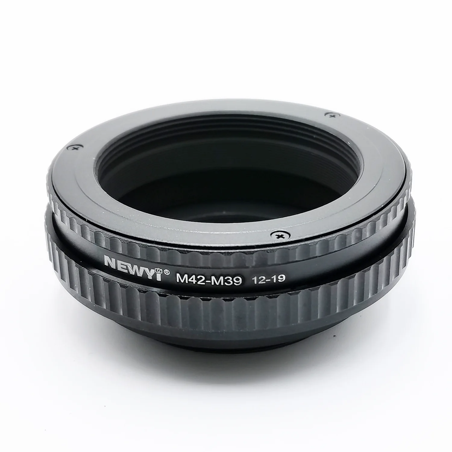 Helicoid Mount Focusing Cylinder Tubo Adaptador de Anel M42 a M39 1219 mm 12-19 mm