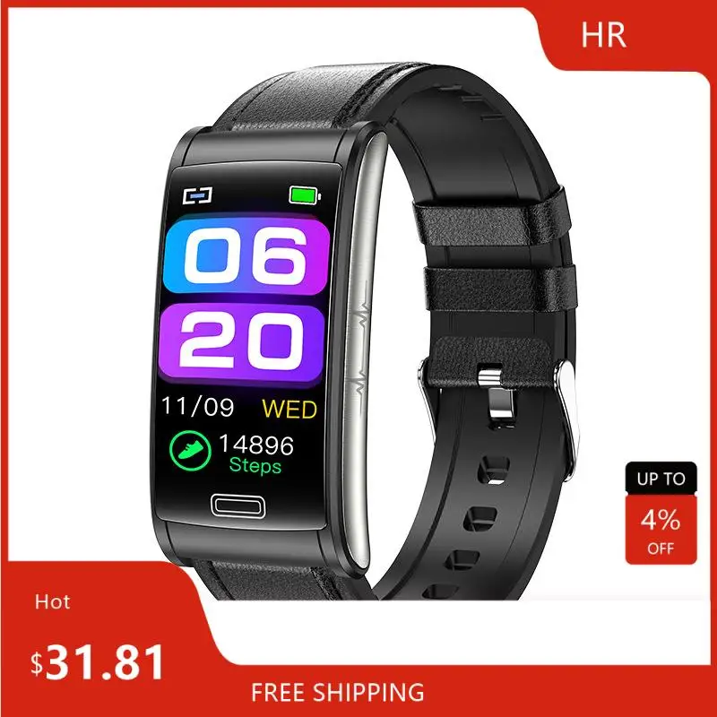 

Smart Watch ECG Blood Sugar Men Non-invasive Blood Glucose Heart Rate Health Monitor Women Sports Smartwath Bracelet E600