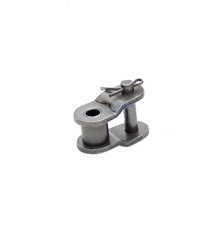 1pcs Single Row Half Buckle Roller Chain Connector Carbon Steel Industrial Chain Join Buckle 04C/06B/06C/08A/08B/10A/12A/16A industrial drive chain