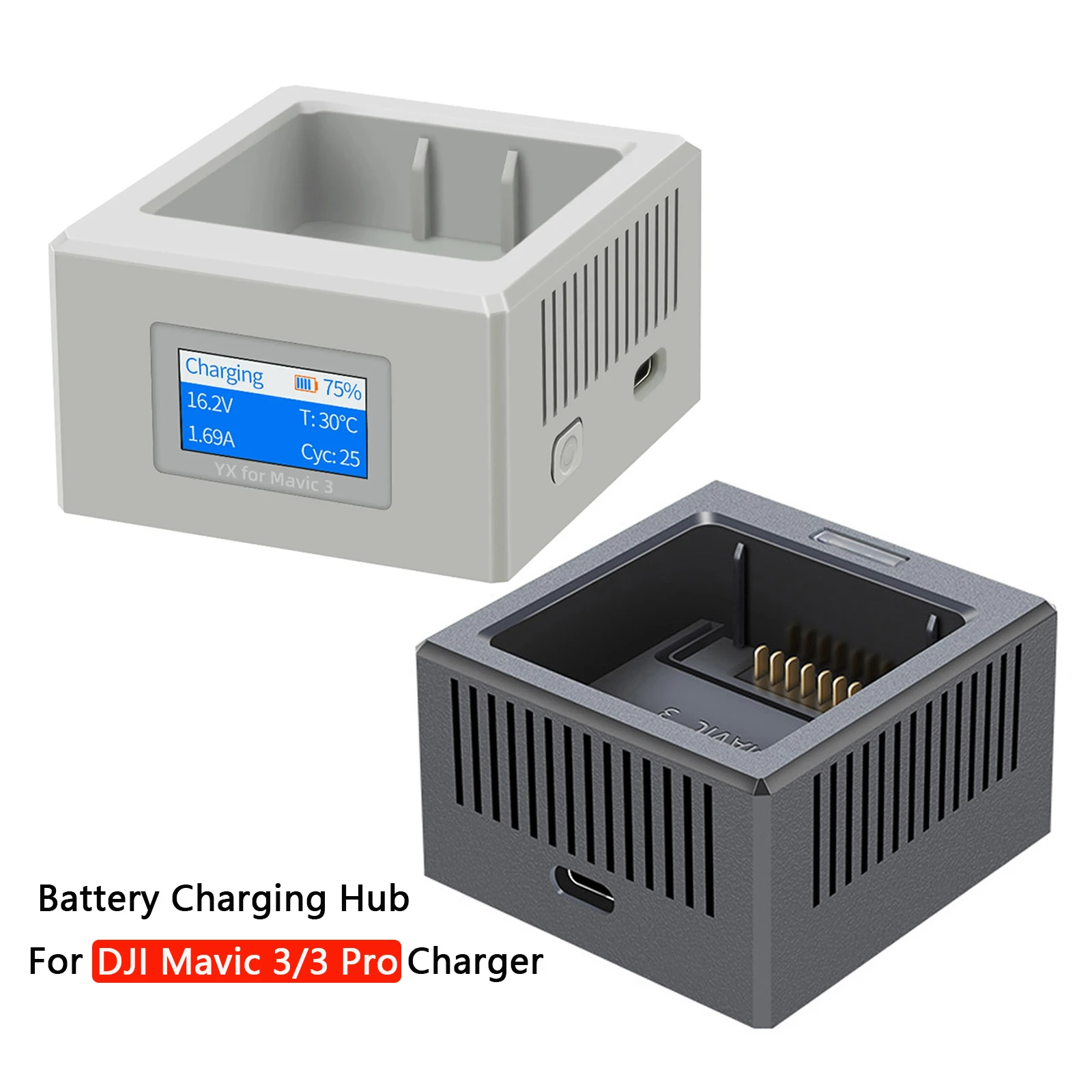 

Зарядное устройство для DJI MAVIC 3 зарядное устройство для DJI MAVIC 3 Pro цветной экран многофункциональное зарядное устройство быстрое зарядное устройство адаптер
