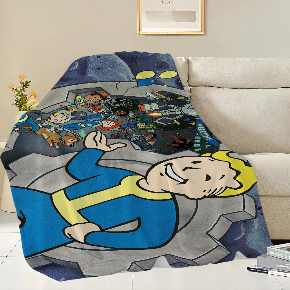 F-Fallouts Boy Game Blanket Skin friendly comfort plush blanket suitable for sofa living room office bedroom travel and gifts 4