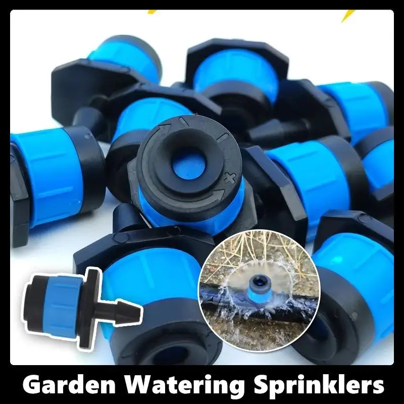 50PCS/100PCS Garten Bewässerung Sprinkler Voll-kreisförmige Einstellbare Brunnen Düse Einstellbare Streuung Spray Pilz Tropfer