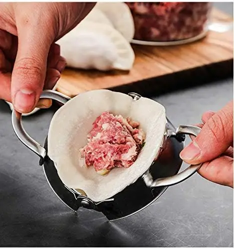 S1020c007196b4909a0d2ebf53961dae9p Stainless Steel Dumpling Maker Dumpling Skin Mold Ravioli Maker Press Pie Making Press Wrapper Pastry Maker Kitchen Accessories