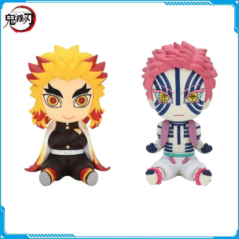 

Demon Slayer Rengoku Kyoujurou Akaza Noko Japan Anime Figure Model Toy Desktop Ornament Cartoon Figure Pvc Model Toy