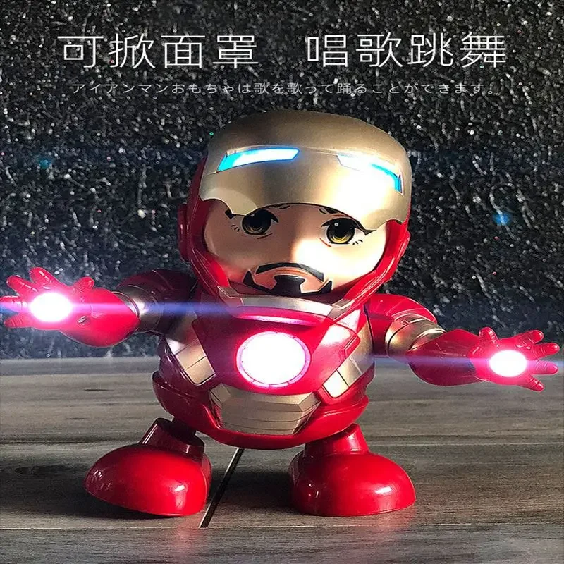 Spiderman Peripheral Toys Dancing and Singing Iron Man Marvel