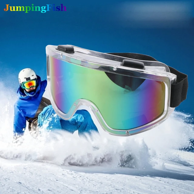 Gafas de esquí de doble capa para hombre, lentes de invierno para  exteriores, lentes de doble capa, antivaho, nieve, ciclismo - AliExpress