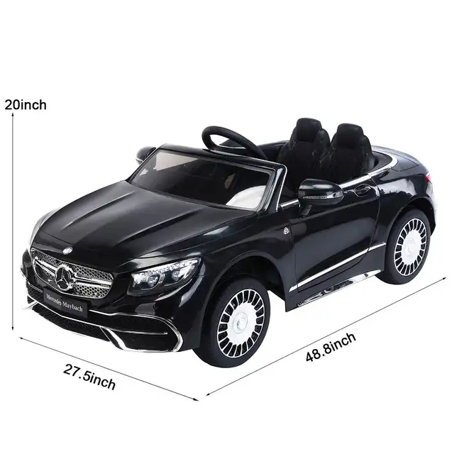 S650 12V Electric Ride On Car with Remote Control Double Door Electric Vehicles For Children 4 Wheels Ride On Car 2