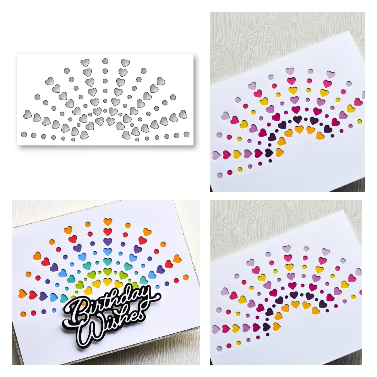 Hearts Shining Arch Febbraio 2023 Release Metal Cutting Dies Scrapbooking Make Photo Album Card Carta Fai Da Te Goffratura Artigianale