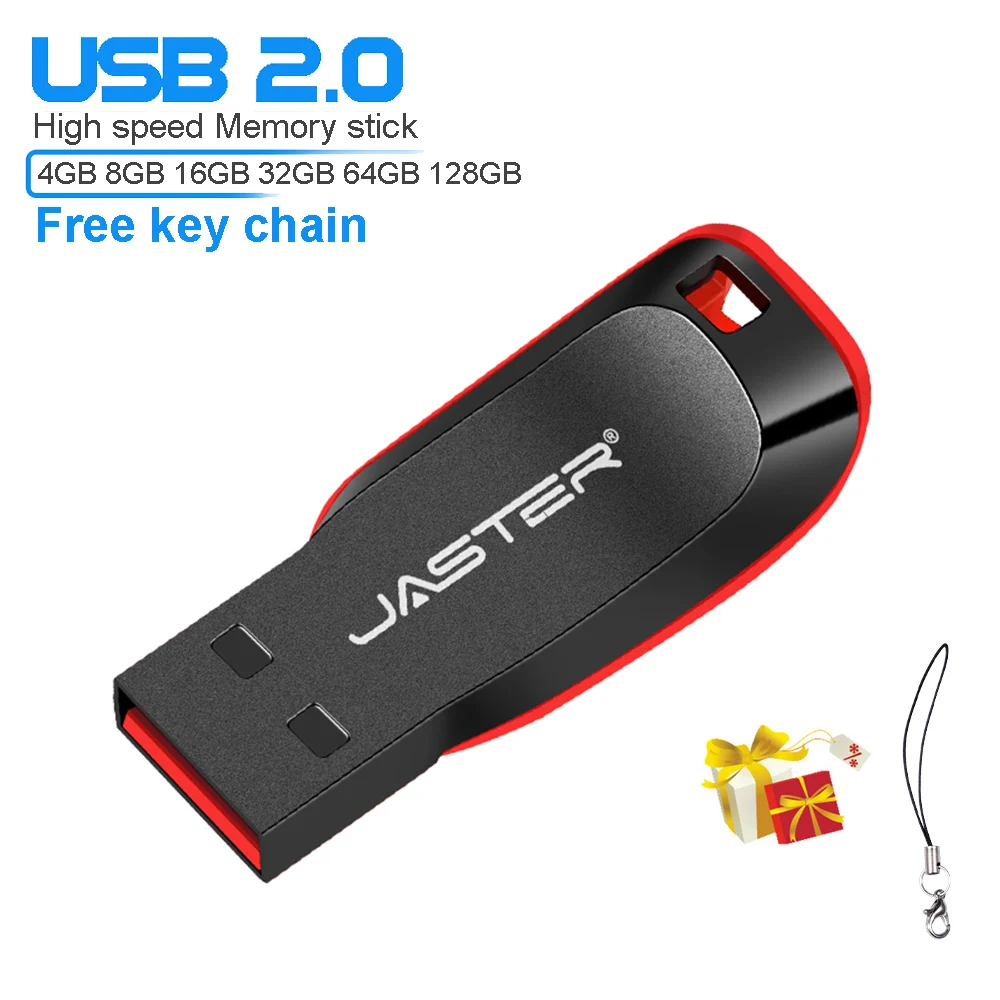 미니 블랙 USB 플래시 드라이브 128GB 100% 실제 용량 메모리 스틱 64G..