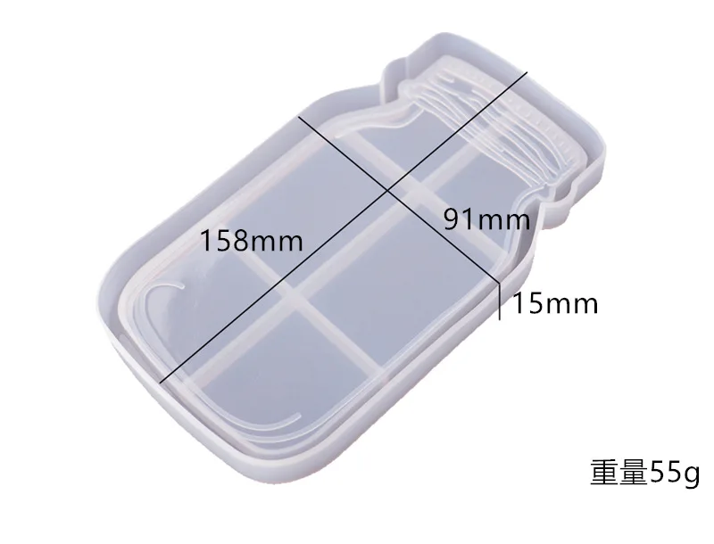 DIY Crystal Silicone Mold - Three-Layer Decorative Fruit and Tea Plate