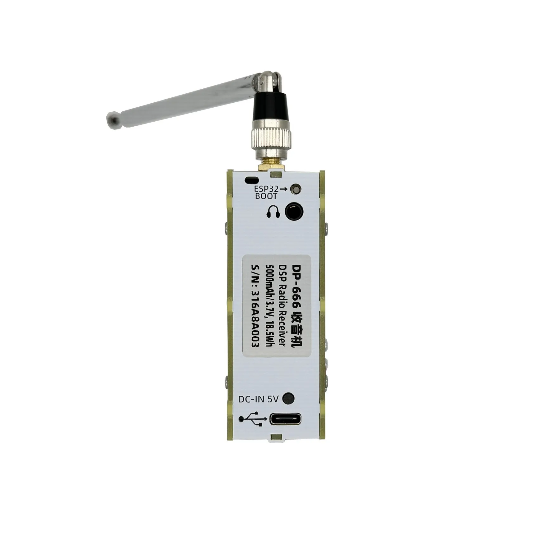 DP-666 DEEPELEC TEF6686 Radio High Sensitivity Full Band FM AM LW MW SW Shortwave ESP32 RDS 2.8 inch IPS LCD 4