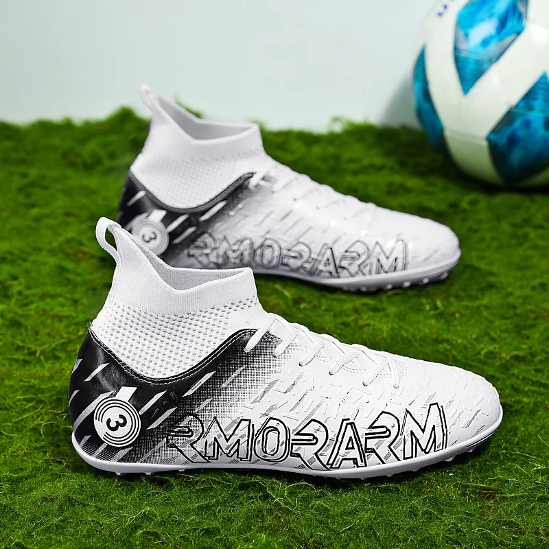 

Quality Chuteira Society Soccer Shoes Messi Wholesale Cleats Futbol Anti-Slip Fashion Football Boots Futsal Training Sneaker