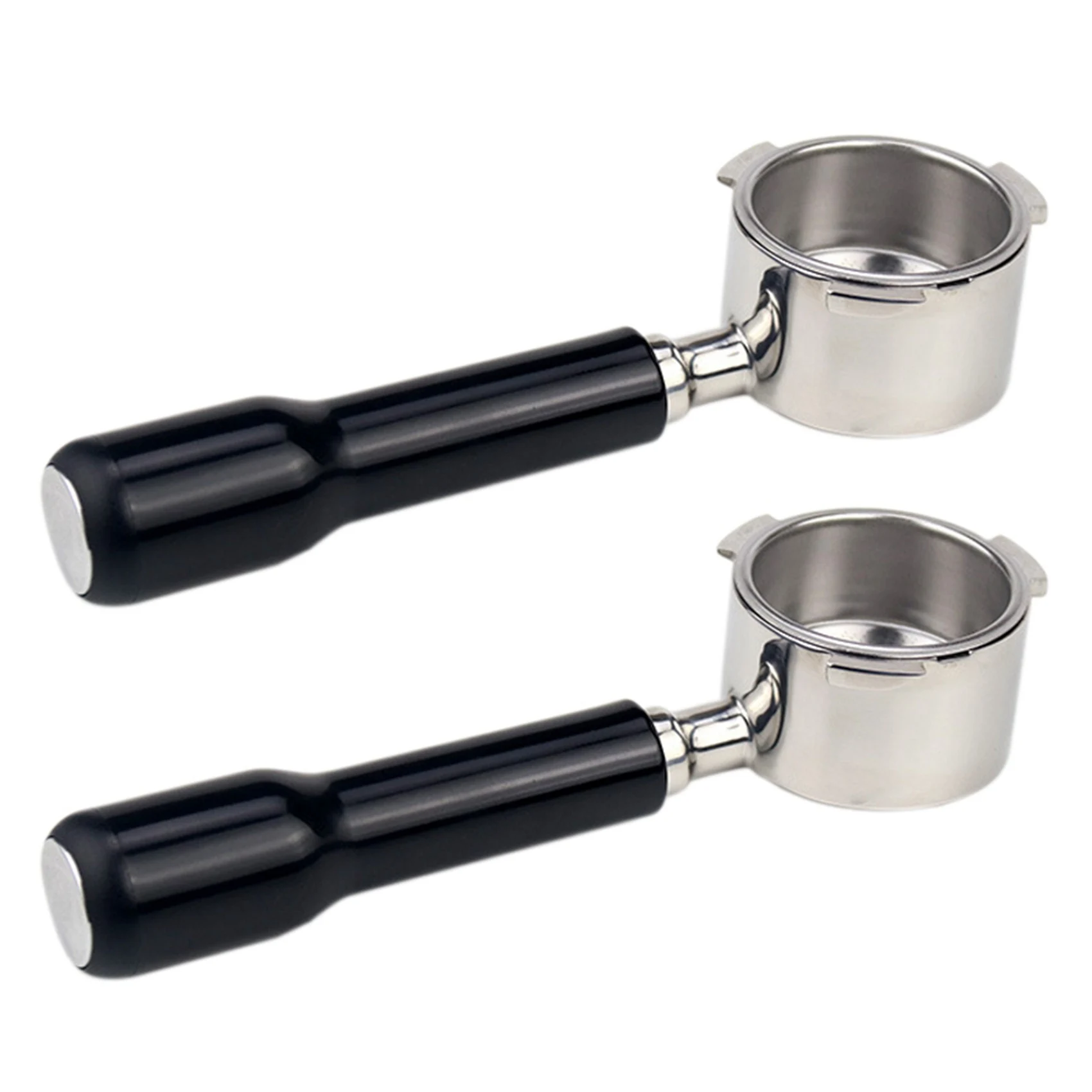 

2X 51MM Coffee Bottomless Portafilter for Delonghi EC680/EC685 Filter Replacement Filter Basket Coffee Accessories