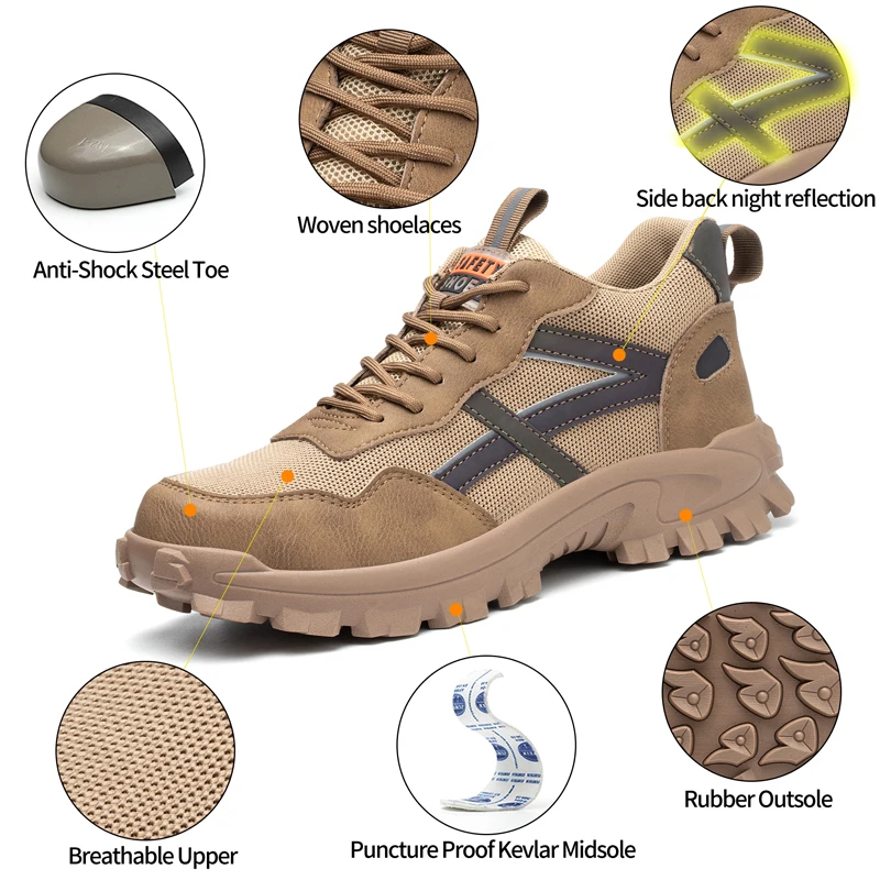 Safety Shoes Boots For Men