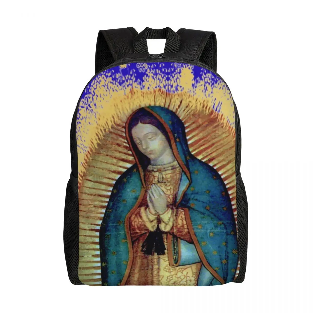 

Custom Our Lady Of Guadalupe Mexican Virgin Mary Mexico Tilma Backpacks Women Men Waterproof School College Bag Print Bookbags