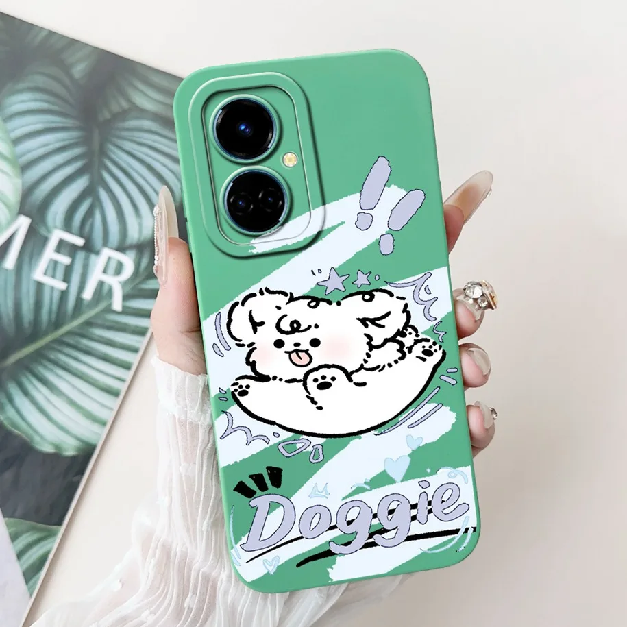 Cute Cartoon Camera Protection Matte Soft Phone Case Cover