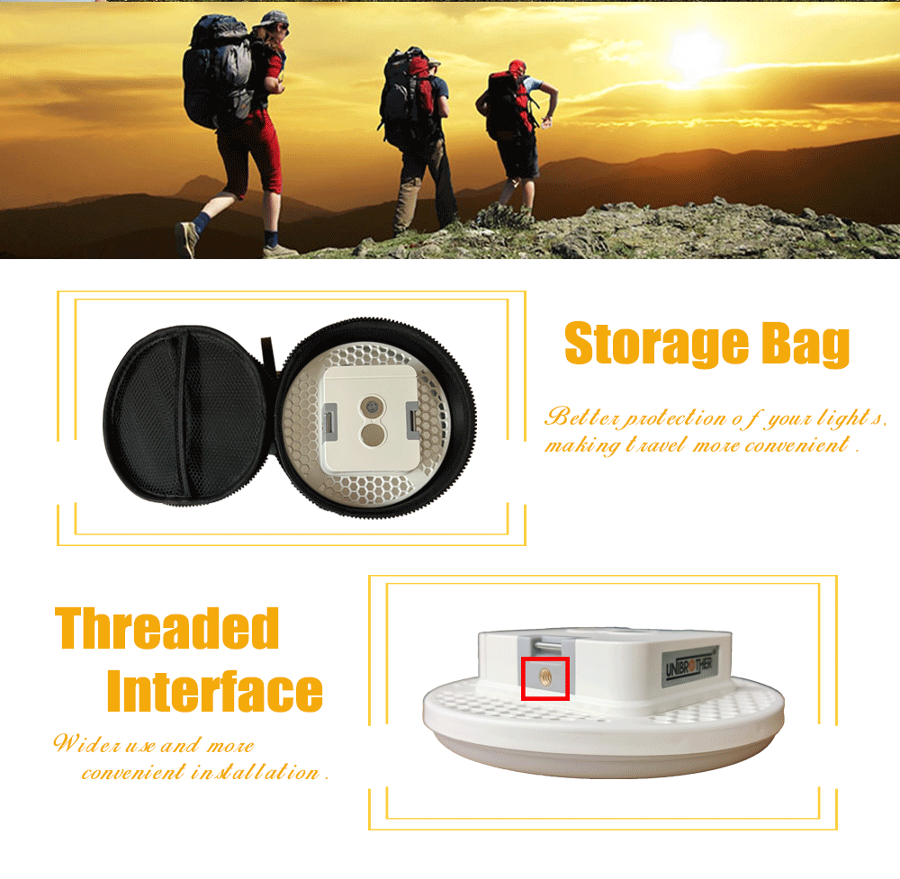 Luce da campeggio telescopica 10000mAh USB ricaricabile portatile LED luce da lavoro magnete Base treppiede tenda telescopica lanterna da campeggio  39