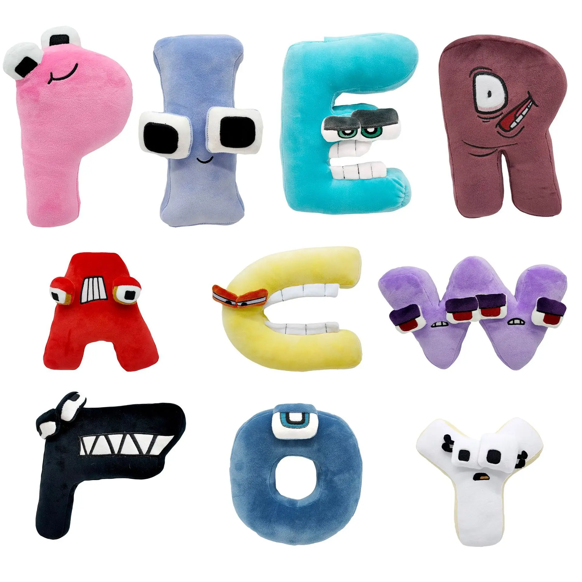 Alphabet Lore But are Plush Toy Stuffed Animal Plushie Doll Toys Gift for  Kids Children,R 
