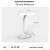 DP Table Lamp Led Desk Lamp Eye Protection Reading light USB rechargeable lamp light adjustable lighting angle bedroom lamps 6