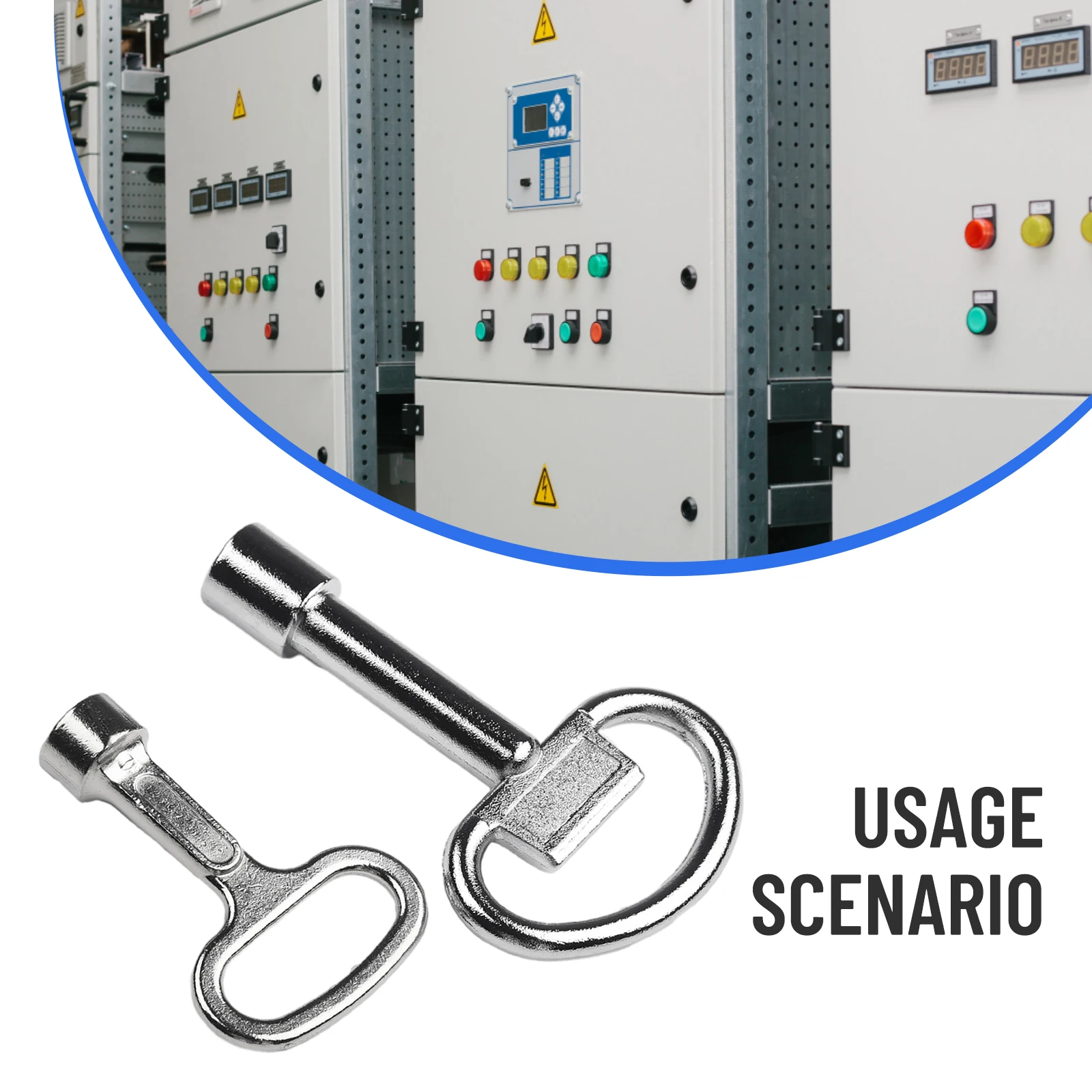 

Bathroom Valve Key Valve Switch Control Cabinet Corrosion Resistance Rust Prevention Triangle Wrench For Valve