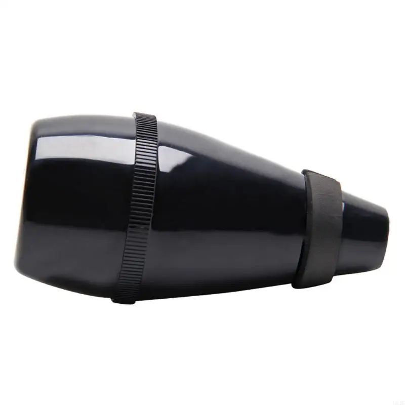 PVC Plastic Trumpet Mutes Beginners Practice Muffler Portable Straight Trumpet Silencers for Performances and Practice