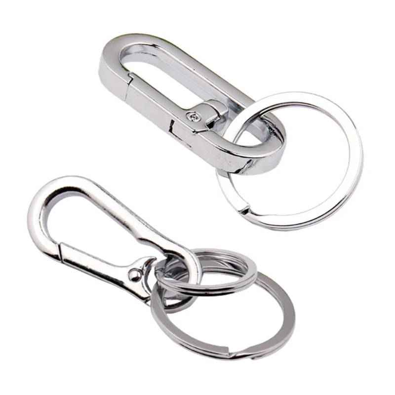 K LX0E에 대한 열쇠 고리 자동차 키 개 태그에 대한 스테인레스 스틸 키 체인 Carabiner 클립