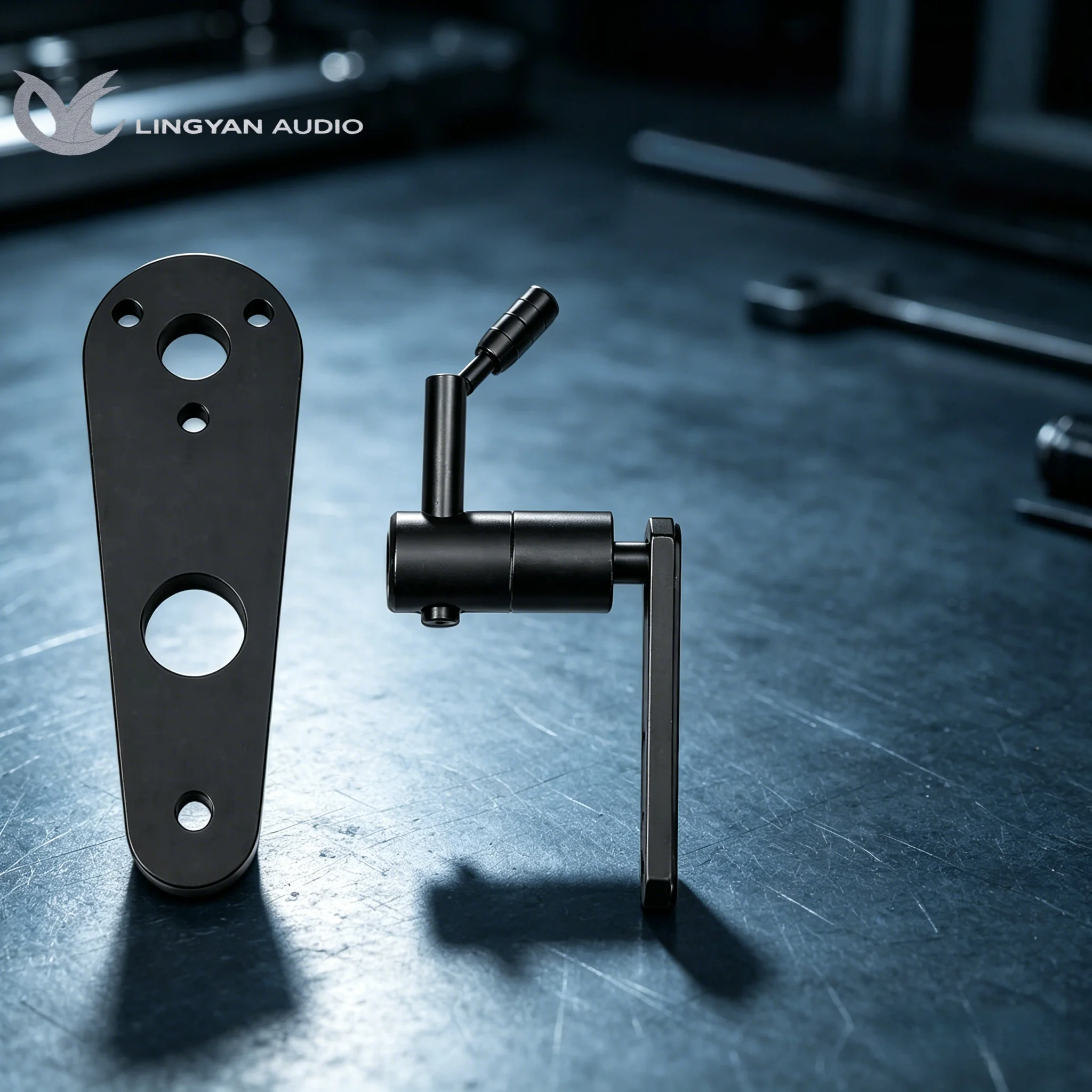 알루미늄 턴테이블 암 리프터, 내구성이 뛰어난 고정밀 부품, 10mm 및 12mm 암용 범용 토네이름 리프트 키트