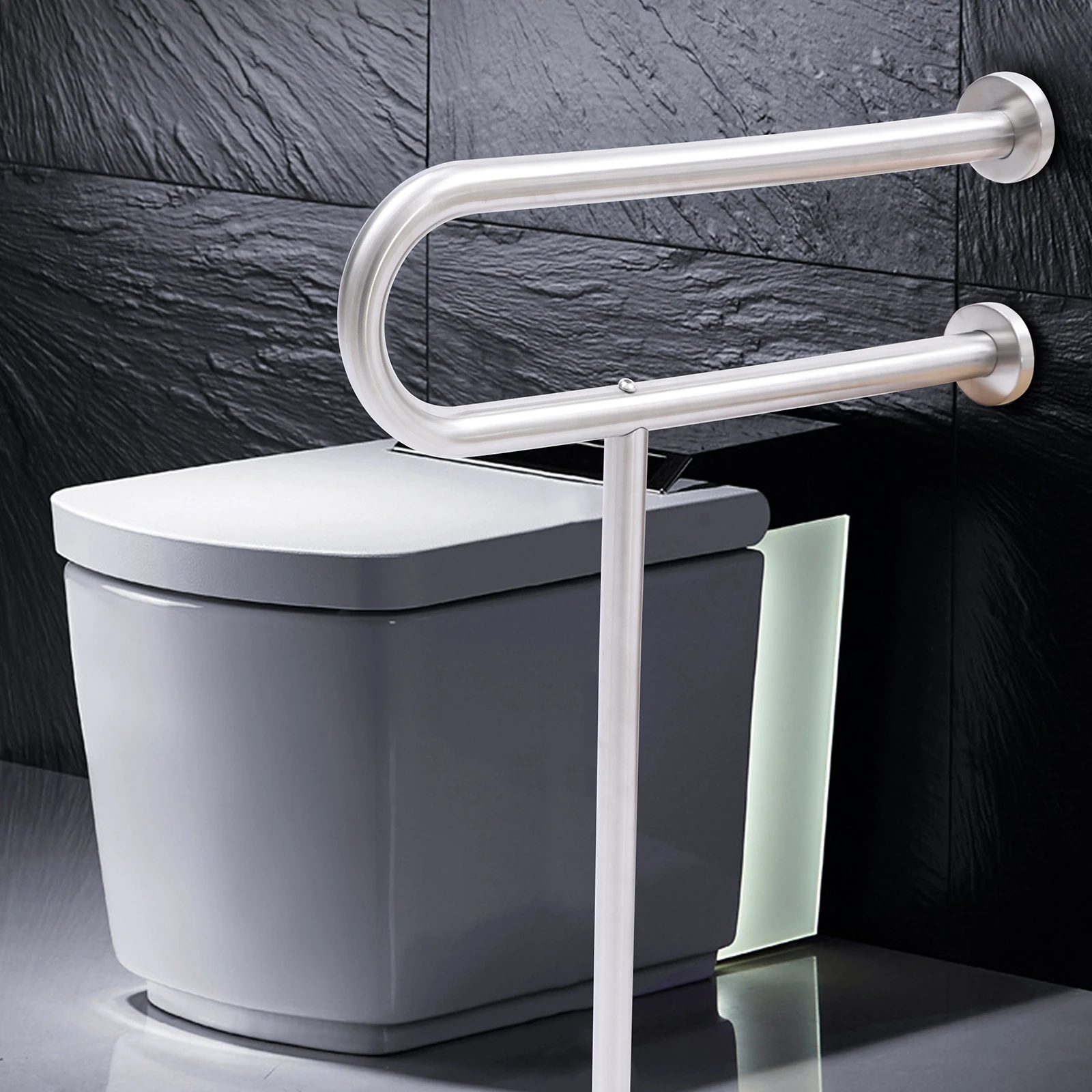Elderly Safety Handrail Shower Helping Disabled People Toilet Handrail  Stainless Steel Agarrador Ducha Bathroom Accessories - AliExpress