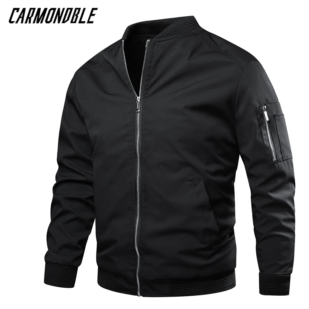 CARMONDBLE Spring Autumn Cycling MTB Jacket Baseball Clothing Male Motocross Coat Mountain Bike Outerwear Giacche Da Trekking