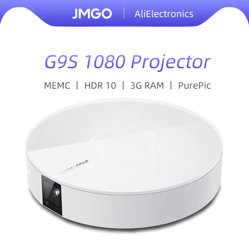 JMGO G9S 1080P Projector MEMC LED DLP Smart Android 800 Ansi lumens 3D Beamer For Home Theater smart projector