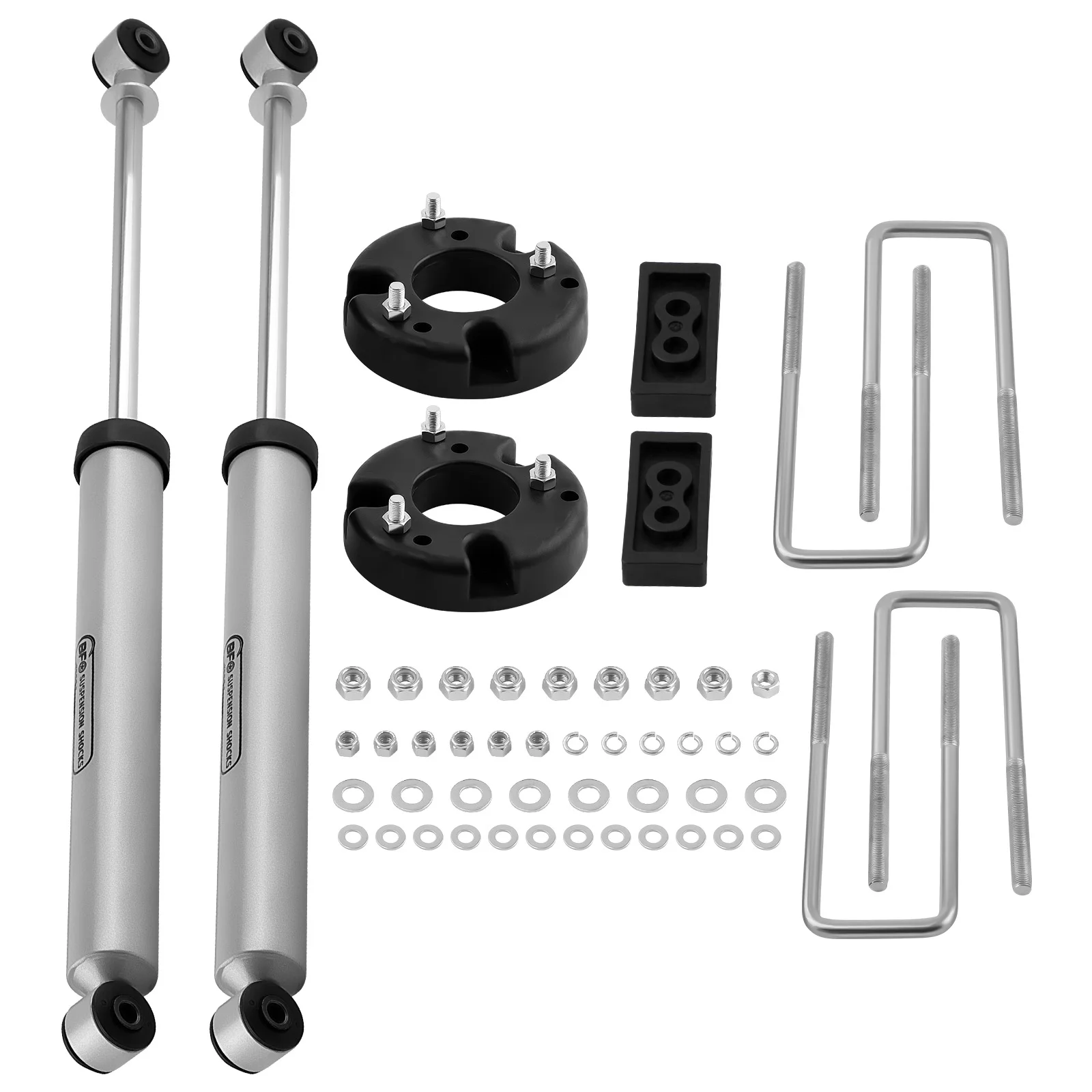 2 inch Leveling Lift Kit For Ford F150 2WD-4WD 2009-20 Strut Extensions & Shocks