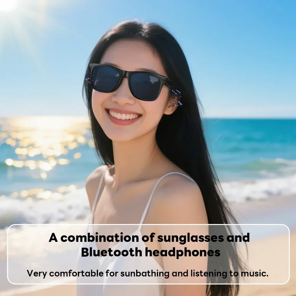 Lenovo 8K AI Smart Glasses Remote Control Touch Photo Camera Recording Translator Voice Assistant Wireless Bluetooth Eyewear