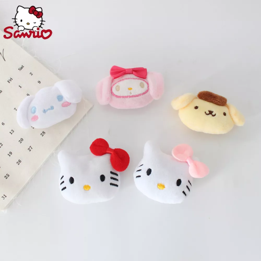 

Cartoon Sanrio Brooch Hello Kitty 7Cm Cinnamoroll Melody Cute Shape Brooch Bag Pin Backpacks Pendant Decoration Accessorie