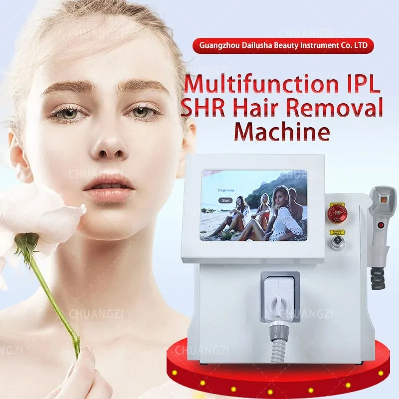 Multi-Wavelength Hair Removal Machine Cooling Head Painless Hair Removal Face Hair Removal New Semi-Conductor 755808