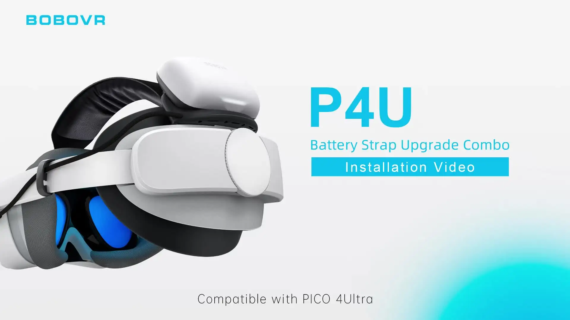 BOBOVR P4U 10000mAh Battery Strap For PICO 4 Ultra and PICO 4