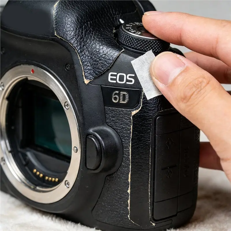 A77P-캐논 EOS 6D2 카메라 교체 부품 키트 고무 그립 엄지 쉘 수리 액세서리 세트 본체