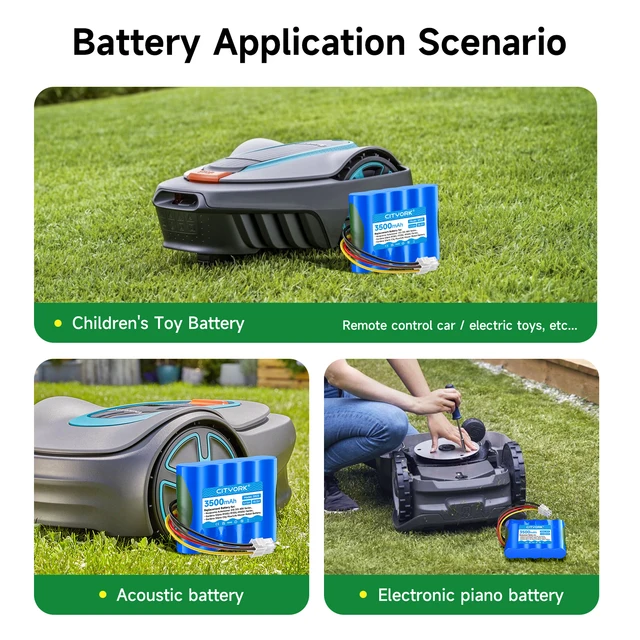 18.5V 3500mAh Replacement Battery For Husqvarna Automower 310, 315, 315X, 420, 430X, 440, 450X