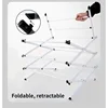 Drying Rack for Clothes Simple Retractable Drying Rack Three-layer Floor Balcony Drying Cooling Clothes Rack Metal Clothing Rack 5